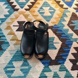 Sven High Heel Halter Top Clogs // 37